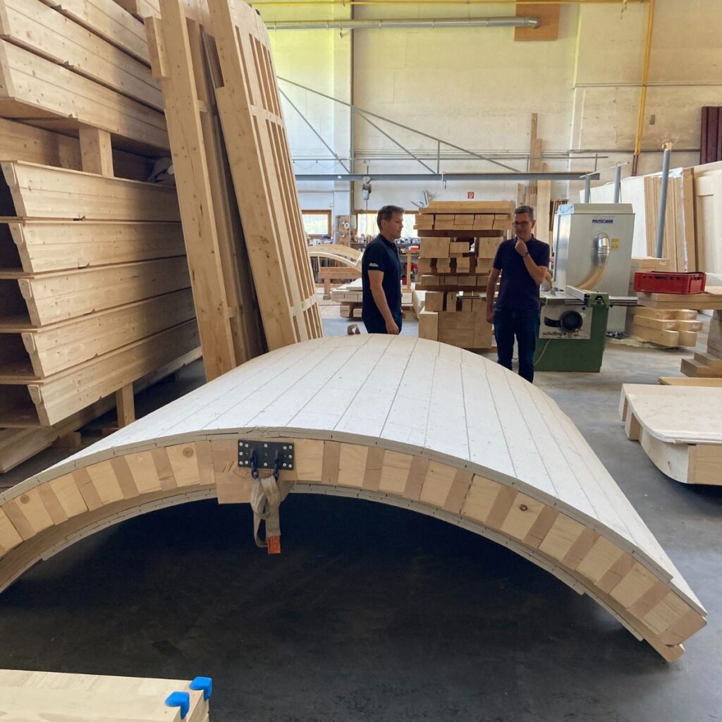 Kinderoase - Holzbauelemente rund