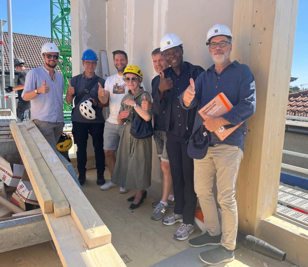 Ingeborg Pohl Kinderoase Baustellenbesichtigung