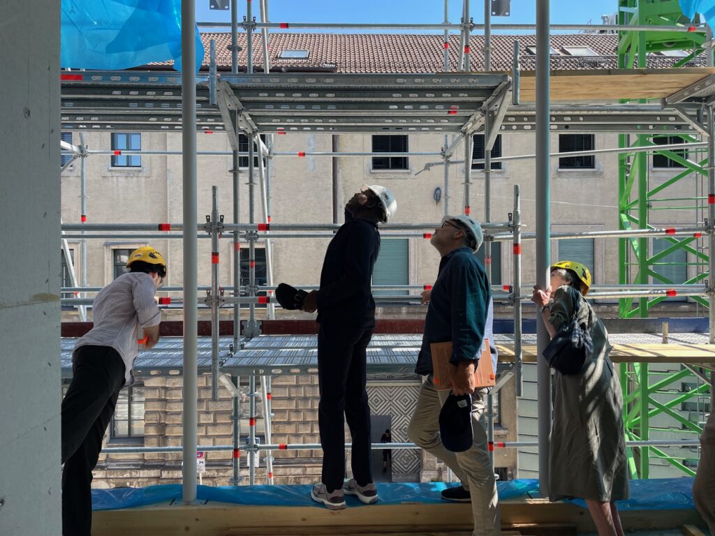 Ingeborg Pohl Kinderoase an der TUM - Baustellenbesichtigung