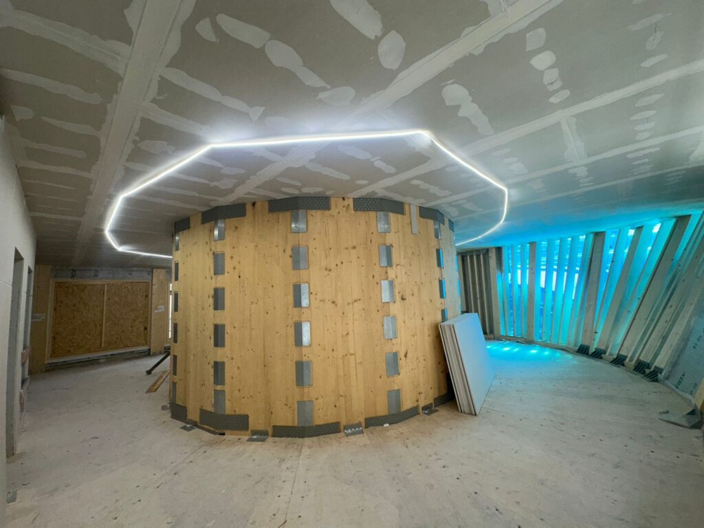 Ingeborg Pohl Kinderoase an der TUM: Baubeleuchtung im 1. OG