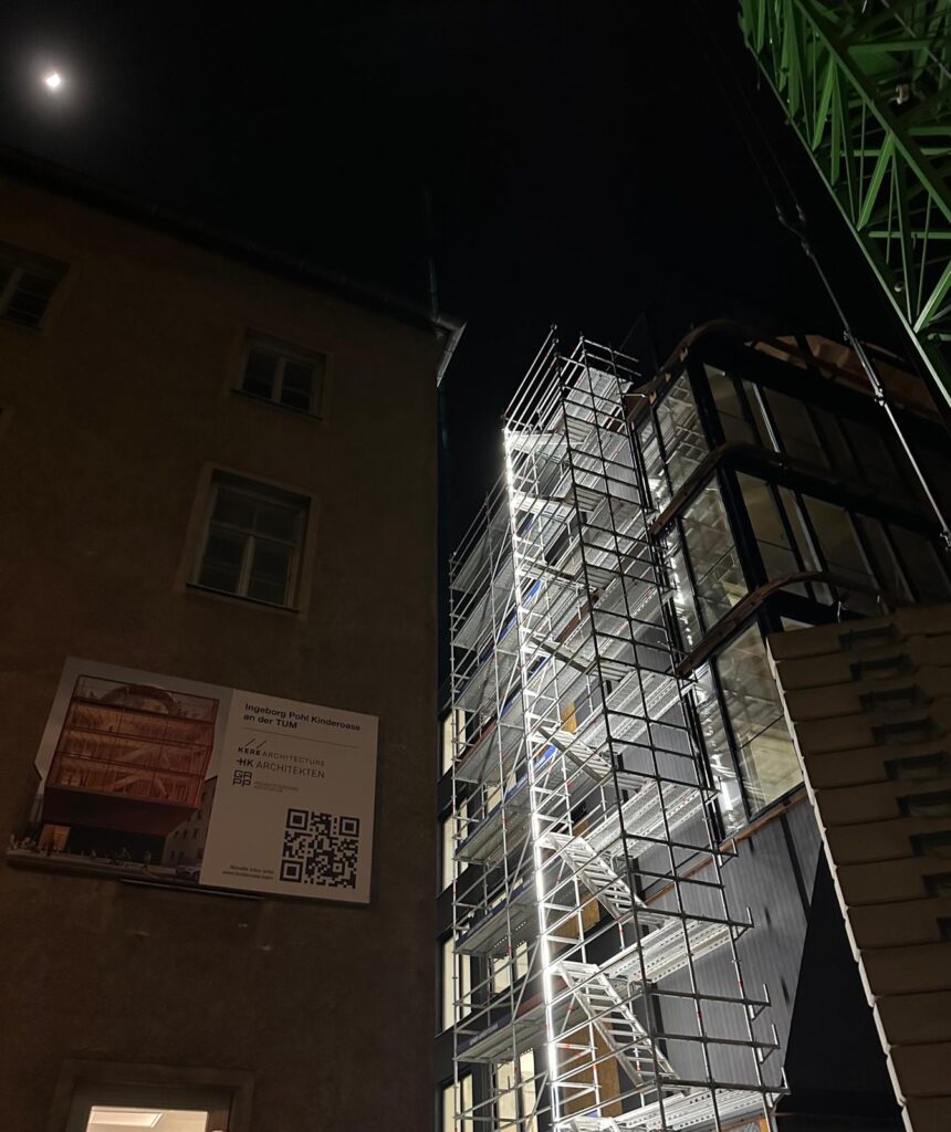 Ingeborg Pohl Kinderoase an der TUM: Das letzte Stück Baugerüst