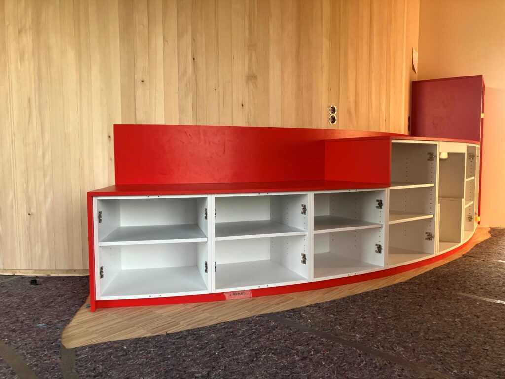 Ingeborg Pohl Kinderoase an der TUM: Küchenzeile im Gruppenraum